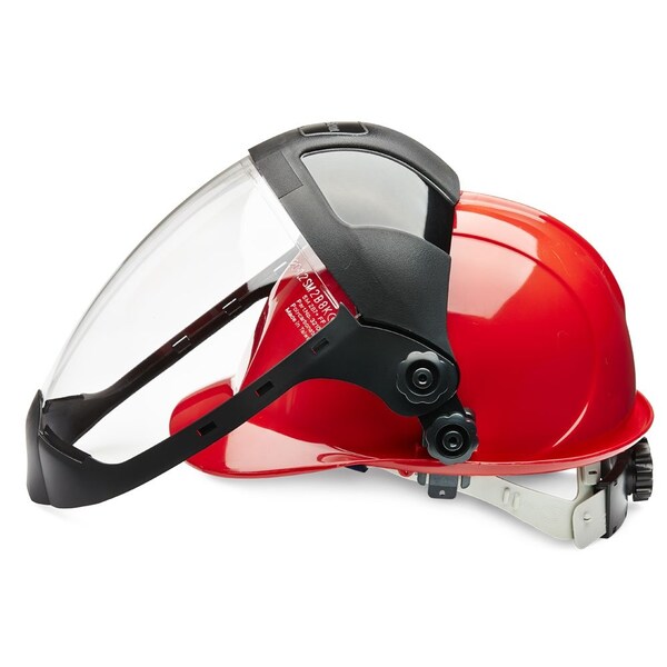 Sellstrom DP4 Series Face Shield, Chin Guard, Universal Adapter, Polycarbonate, Clear, Anti-Fog S32212 - main